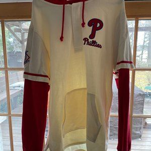 Mens Philadelphia Phillies Shortstop Hoodie 47 Brand - XL